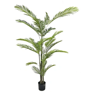 Hot Sale Fashionable Decoration Cheap Artificial Areca Palm Home Green Plant Dypsis Lutescens Areca Palm