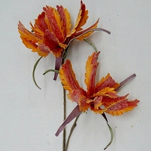 Wholesale Plastic orange Plants Wedding Bouquet Artificial Flower Gifts And Decorations