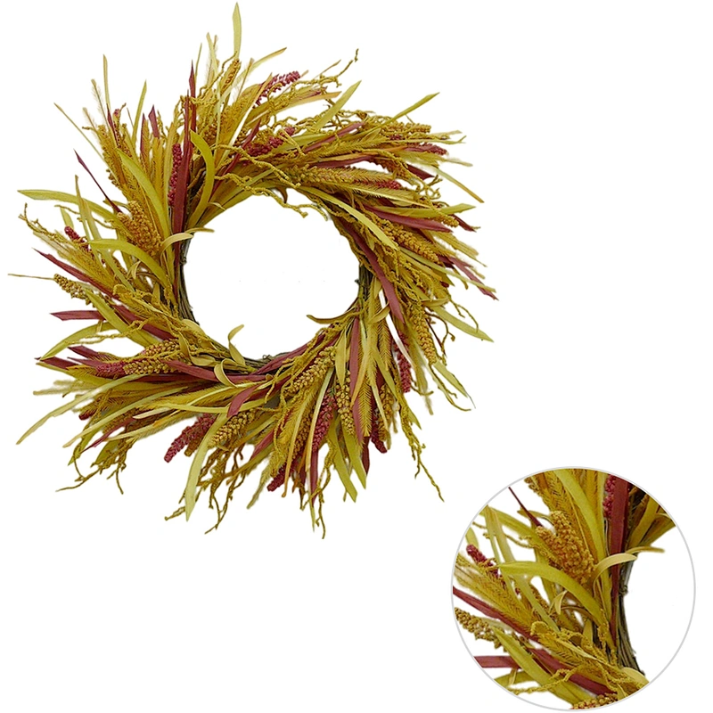Wholesale Fashion Red Orange Yellow Flowers 60cm Orange Artificial Flowers In/Out Door Decorations For Sale