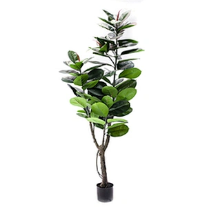 hot selling decoration artificial rubber bonsai plant artificial wedding rubber tree