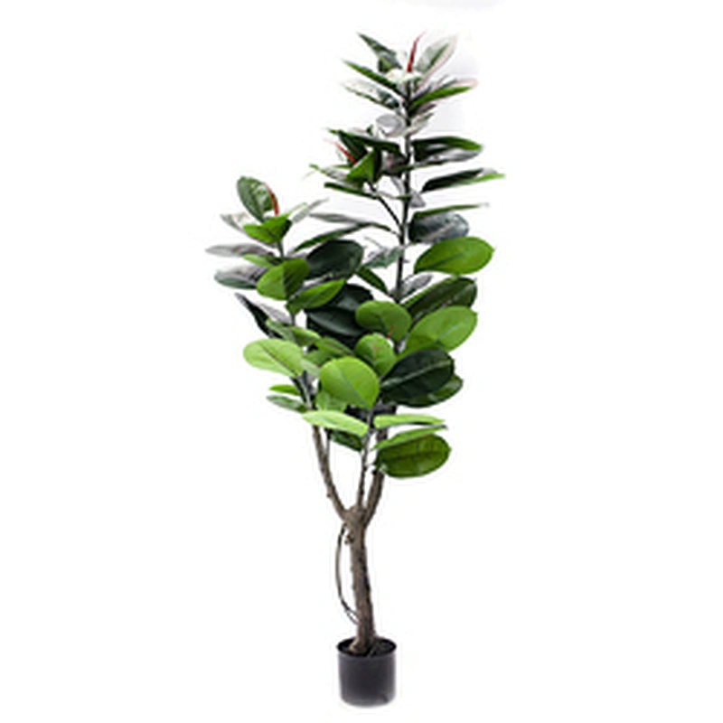 hot selling decoration artificial rubber bonsai plant artificial wedding rubber tree