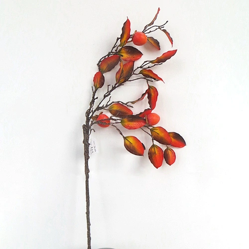 Artificial Autumn Spray Flowers 105cm Champagne Flowers Leaves Artificial Flowers For Sale
