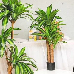 Factory Price Wholesale Green Face Large Artificial Tree Fashion Artificial Decor Trees For Indoor