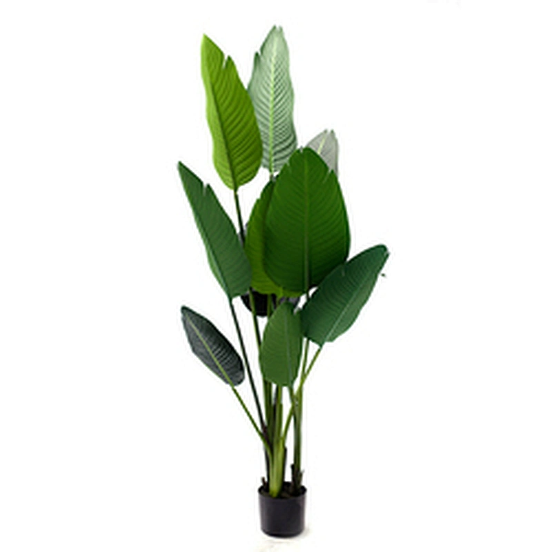 Hot Sale Huge Topiary Plastic Traveller's Tree Banana Tree Suppliers Artificial Banana Tree