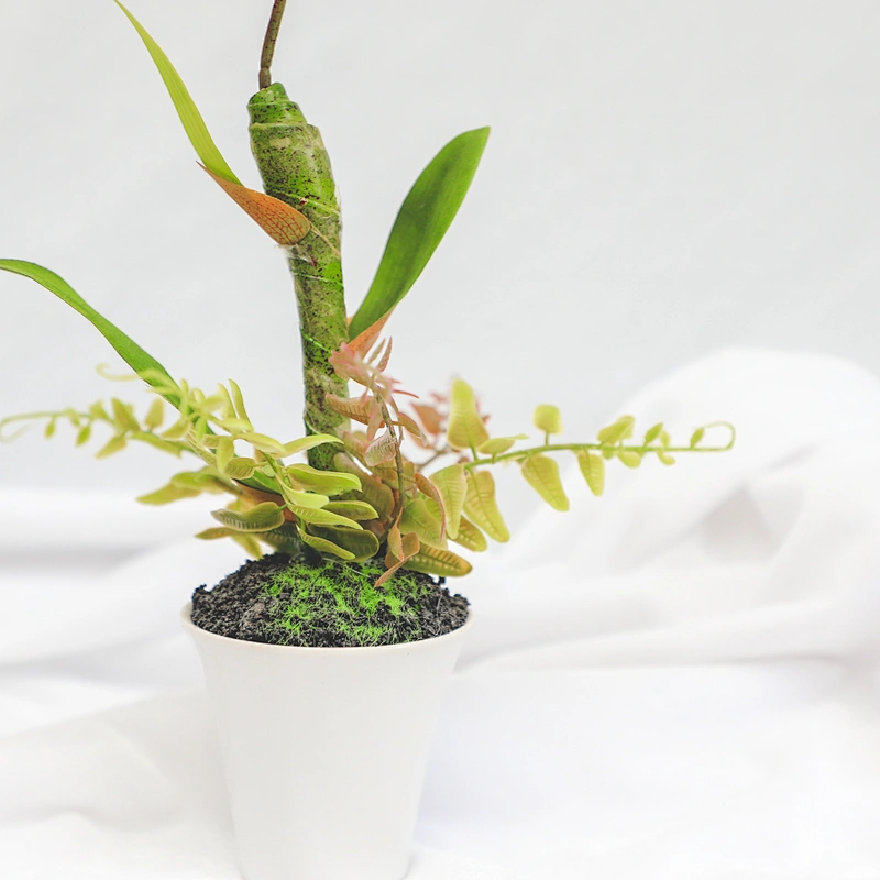 Wholesale fashion artificial Home Wedding Decor Artificial Flowers Faux Water Cymbidium Orchid Butterfly Orchid
