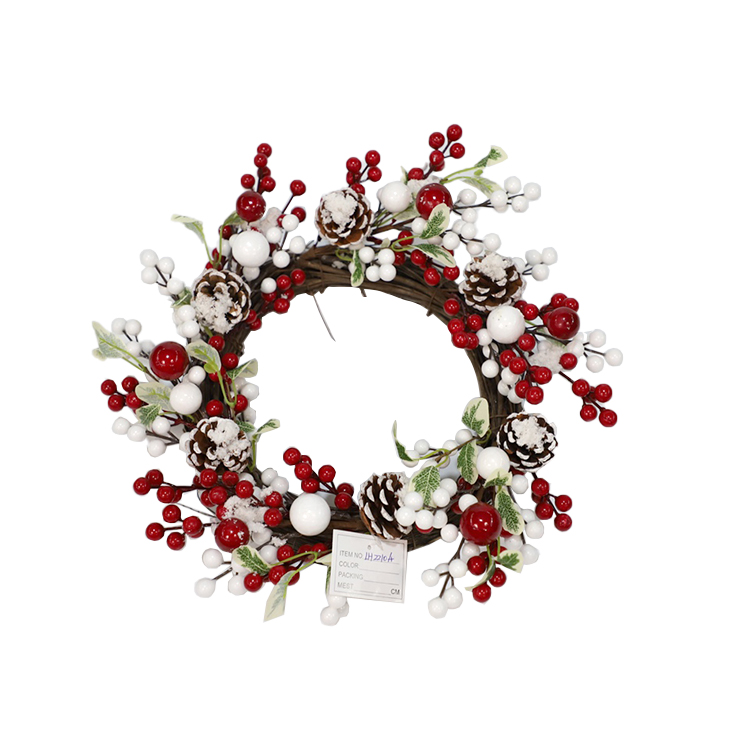 Hot Sale Good Price Customized Hanging Decoration Christmas Wedding Holiday Wreath Decorative