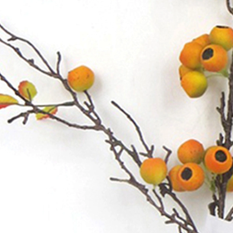 The Latest Fashion Artificial 107cm Autumn Wheat artificial red orange yellow flowers Out Door Decorations