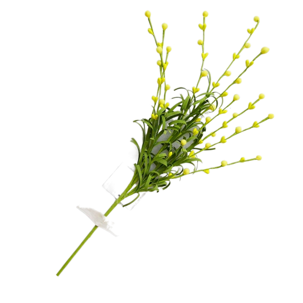 New Design Spring 54CM eucalyptus wild flower wreath decorations artificial spring wreath