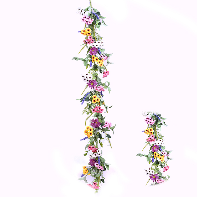 Custom Sign Wholesale Arts And Crafts Garland handmade Garland Daisy home decoration plant with Garland