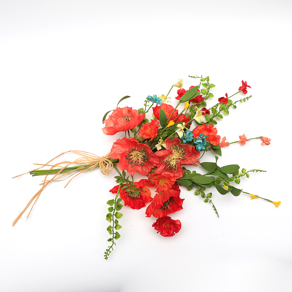Spring Flower artificial 52cm spring personalized Artificial leaves Hand Wrapped Floral spring Faux Flower