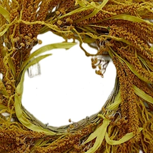 Latest Fashion Artificial 70cm Autumn Wheat artificial red orange yellow flowers Out Door Decorations
