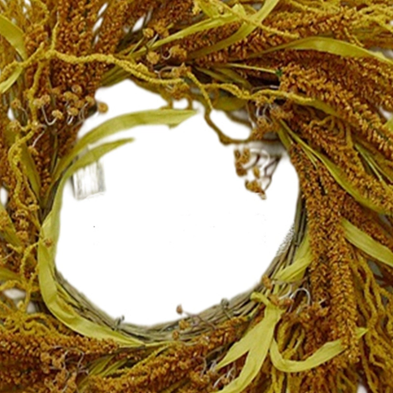 Latest Fashion Artificial 70cm Autumn Wheat artificial red orange yellow flowers Out Door Decorations
