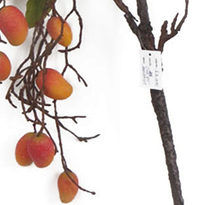 Hot sale home door decoration autumn orchids artificial flowers real touch medium fruit with hole faux flower
