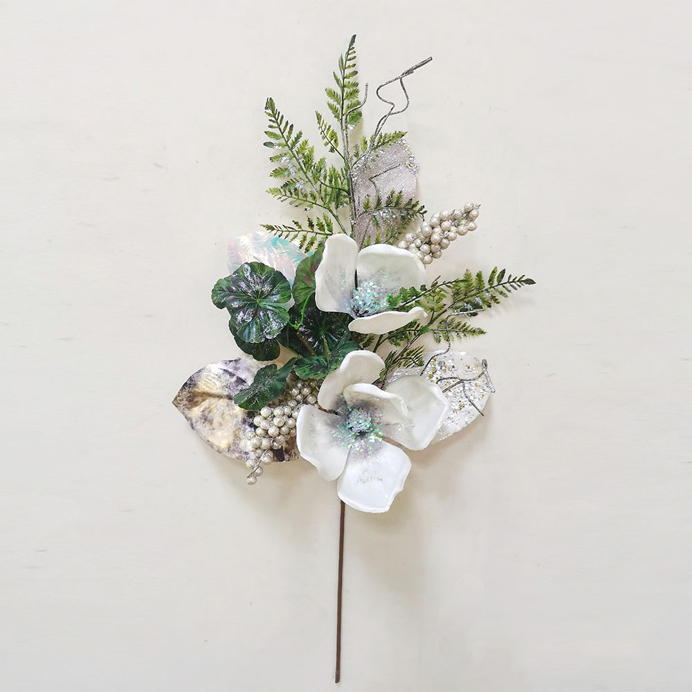 Wholesale fashion warm spray artificial flower artificial flowers bunch autumn spray with leaves faux flower realistic