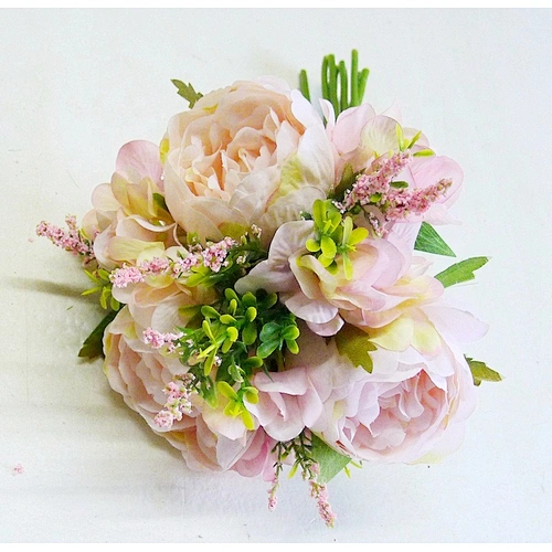 Wholesale Wedding Home Decorative Artificial Rose Flowers Silk Artificial Rose Peony Flowers Bouquet