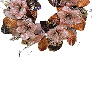 Christmas decorations Arts And Crafts 71.1/40.6cm leaves with Hand Wrapped Floral