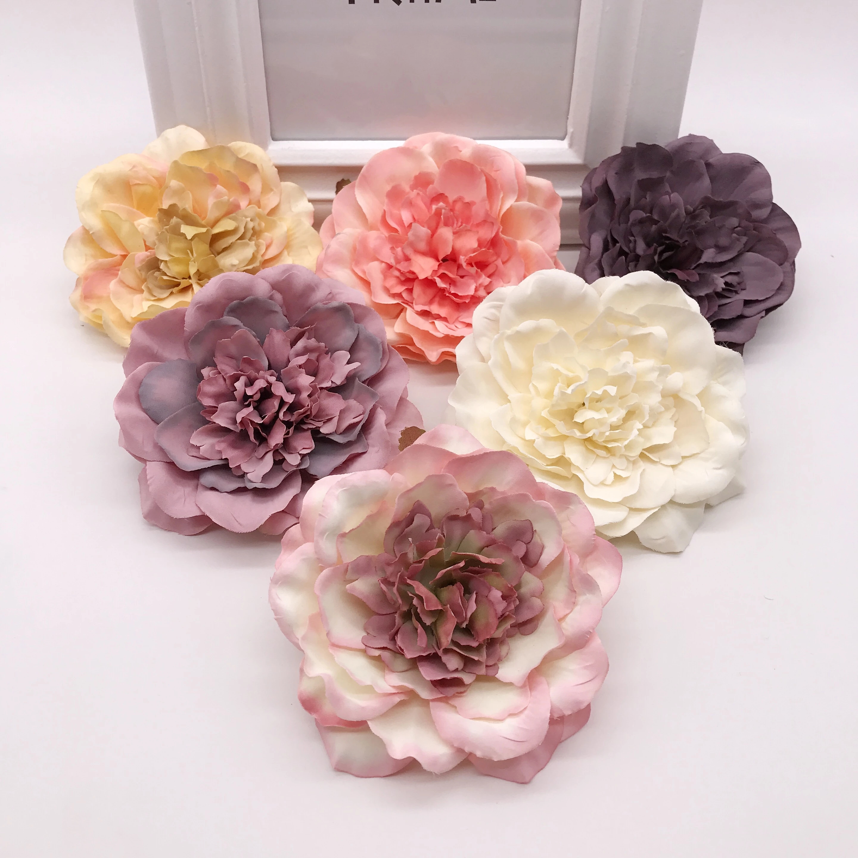 Peony Flower Heads Decorative Scrapbooking Artificial Flower For Home Wedding Birthday Party Decoration Artificial Flower
