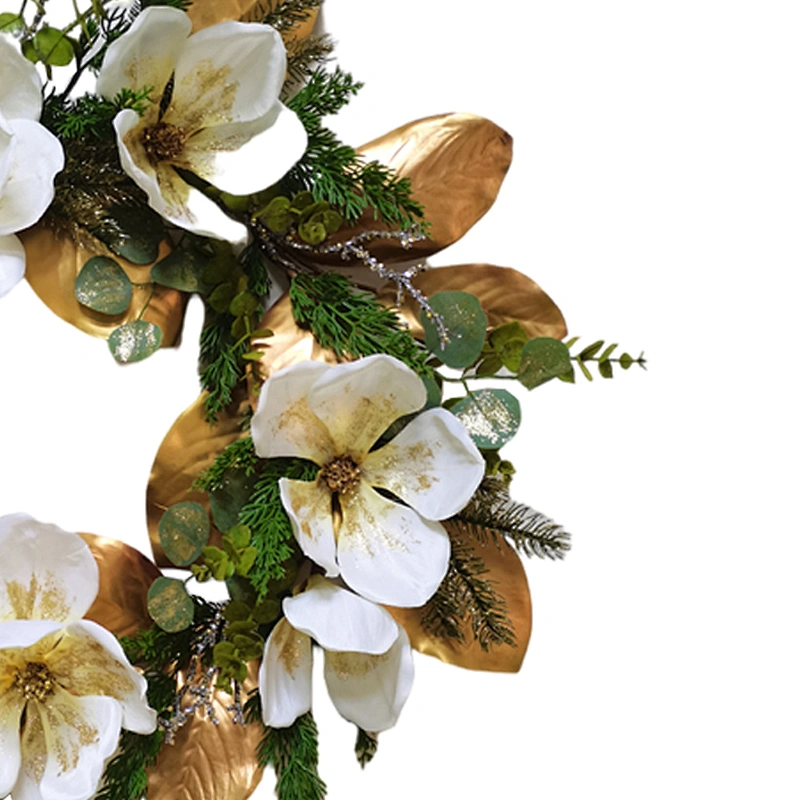 New Design Christmas decorations Artificial flowersPine needles and leaves spray Artificial flowers  76.2/45.7cm leaves