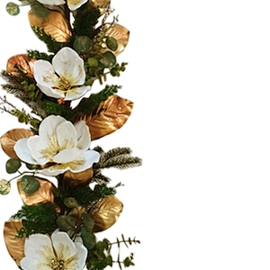 Christmas decorations Artificial flowers Hand Wrapped Floral 152.4cm leaves spray Artificial flowers