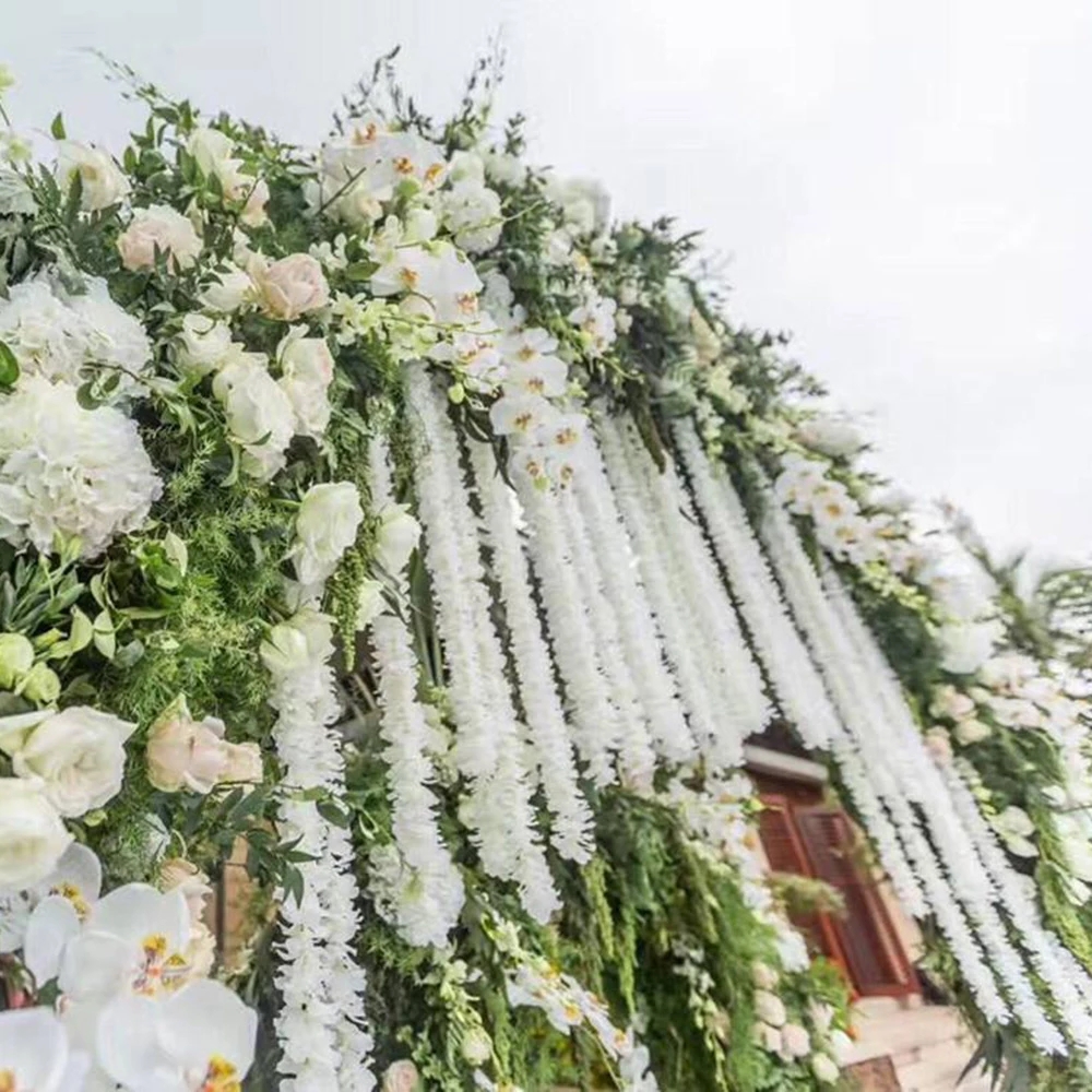Wholesale price Fashionable popular Artificial Orchid Flower Wedding Hanging Garland Decor Artificial Orchid Flower