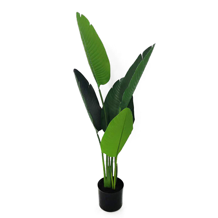 Best Selling Decorative Plant Banana Tree Indoor Artificial Greenery Traveller Banana Tree