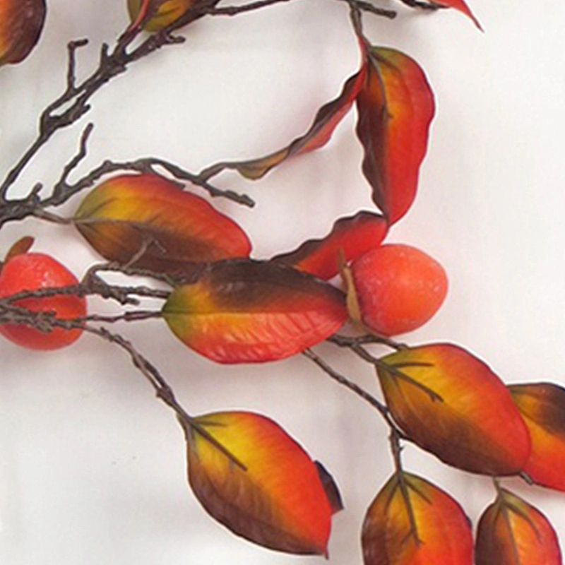 Artificial Autumn Spray Flowers 105cm Champagne Flowers Leaves Artificial Flowers For Sale