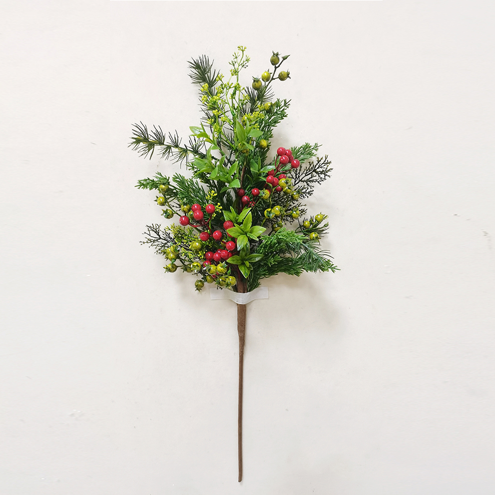 New style of decoration family spring floral hand wrapped floral real touch wreath artificial flowers in bulk