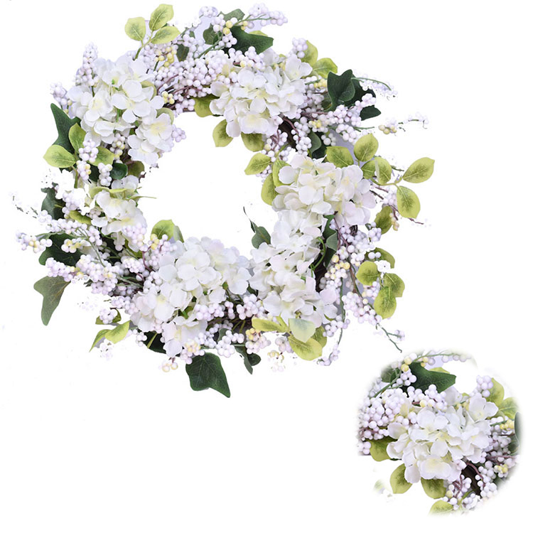 Customized Personalized Spring Half Wreath Handy Carfts Artificial Decorative Wreaths