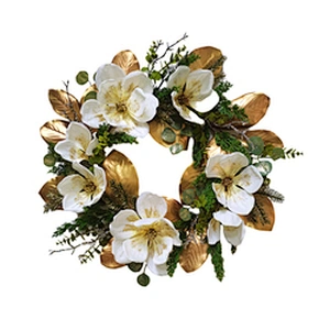 New Design Christmas decorations Artificial flowersPine needles and leaves spray Artificial flowers  76.2/45.7cm leaves