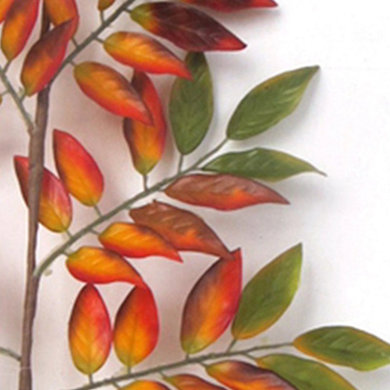 Focus on artificial flower manufacturing Hand Wrapped Floral 76cm Green Flowers Leaves Artificial Flowers For Sale