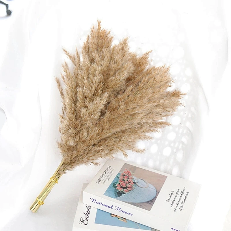 Small Reed Immortal Dried Artificial flowers Ornaments Grass Home Living Room Christmas Eve Decoration Artificial flowers