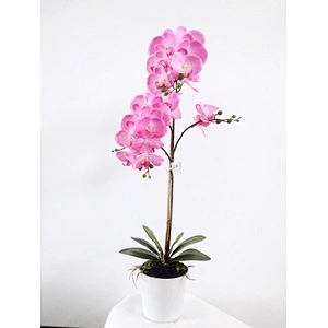 Hot sale Wholesale Orchid Artificial Flower with Pot  Orchid Plant/Flower Artificial Orchid In Pot