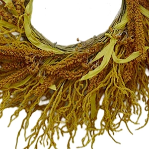 Latest Fashion Artificial 70cm Autumn Wheat artificial red orange yellow flowers Out Door Decorations