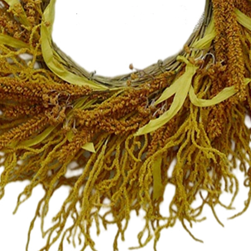 Latest Fashion Artificial 70cm Autumn Wheat artificial red orange yellow flowers Out Door Decorations