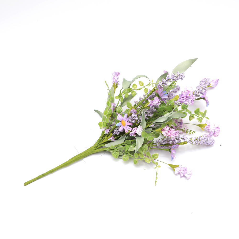 Natural Hand Wrapped Spring Floral Wild Flower Wreath Arts And Crafts Fern Wreaths Faux Flower Realistic