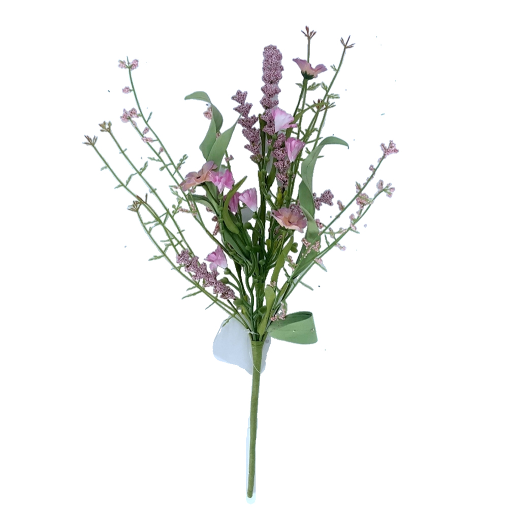 Eco Friendly Hand Wrapped Spring Floral Lilac Wreath Arts And Crafts Home decoration Wreath Faux Flower