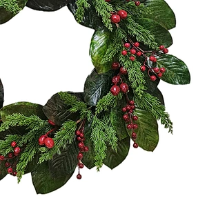 Christmas 76.2/50.8cm Arts And Crafts wreath artificial wreath plant with red berry