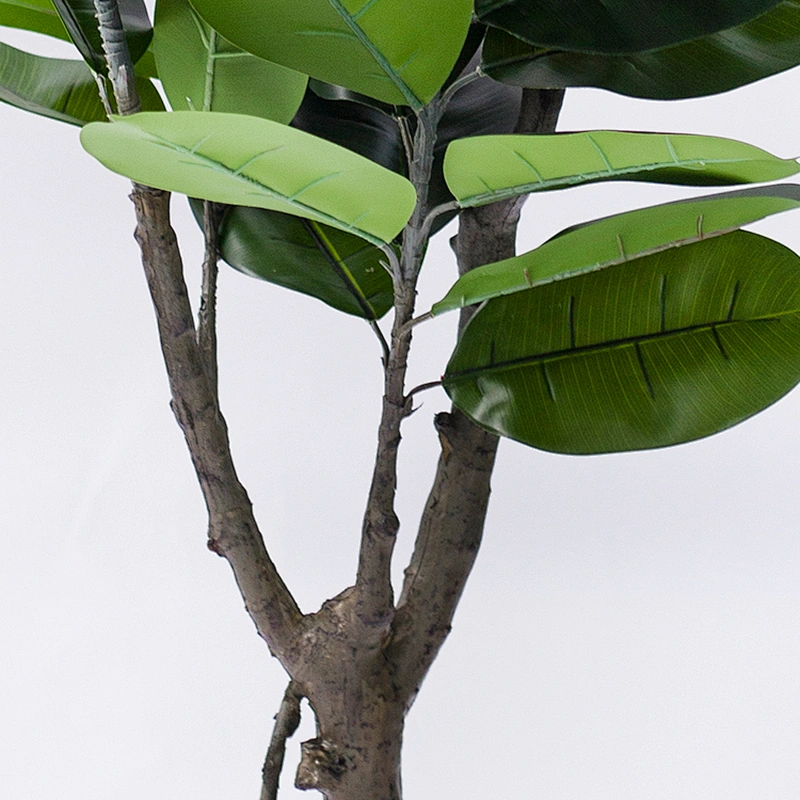 hot selling decoration artificial rubber bonsai plant artificial wedding rubber tree