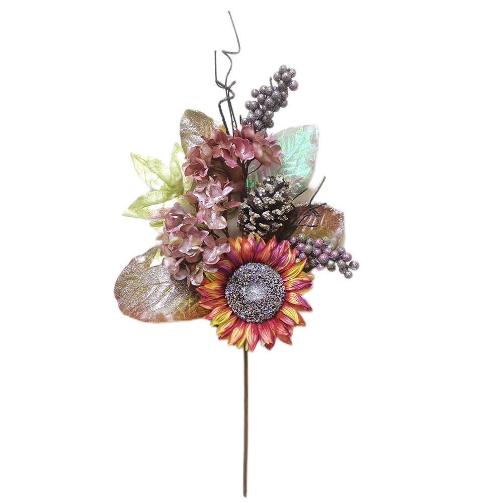 High quality good supplier cheap garland artificial flowers christmas decorations artificial flowers in bulk