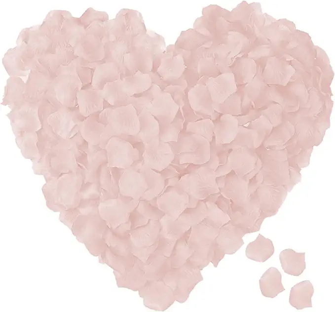 Artificial Rose Petals Artificial Silk Flower Rose Petals for Wedding Decorations Romantic Night Valentine's Day
