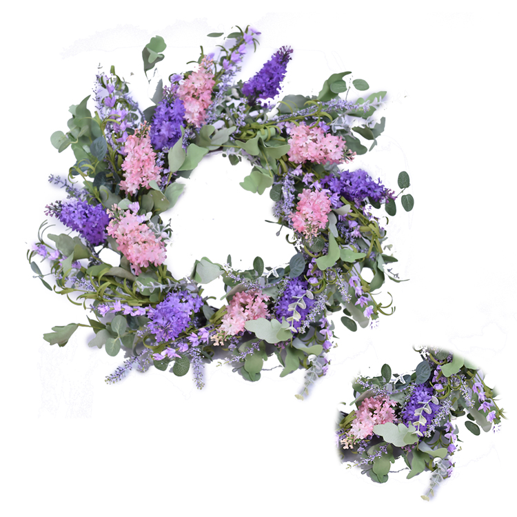 New Design Spring Wild Flower Artifical Plant Arts And Crafts Wreaths Handmade Wreaths