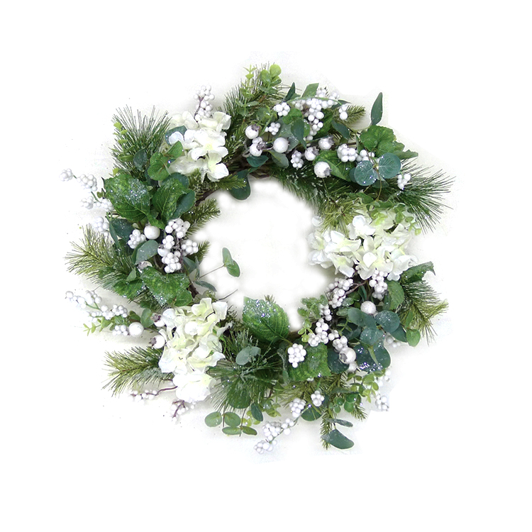 2020 New Design Fashionable Inexpensive Artificial Christmas Hanging Decoration Wreath