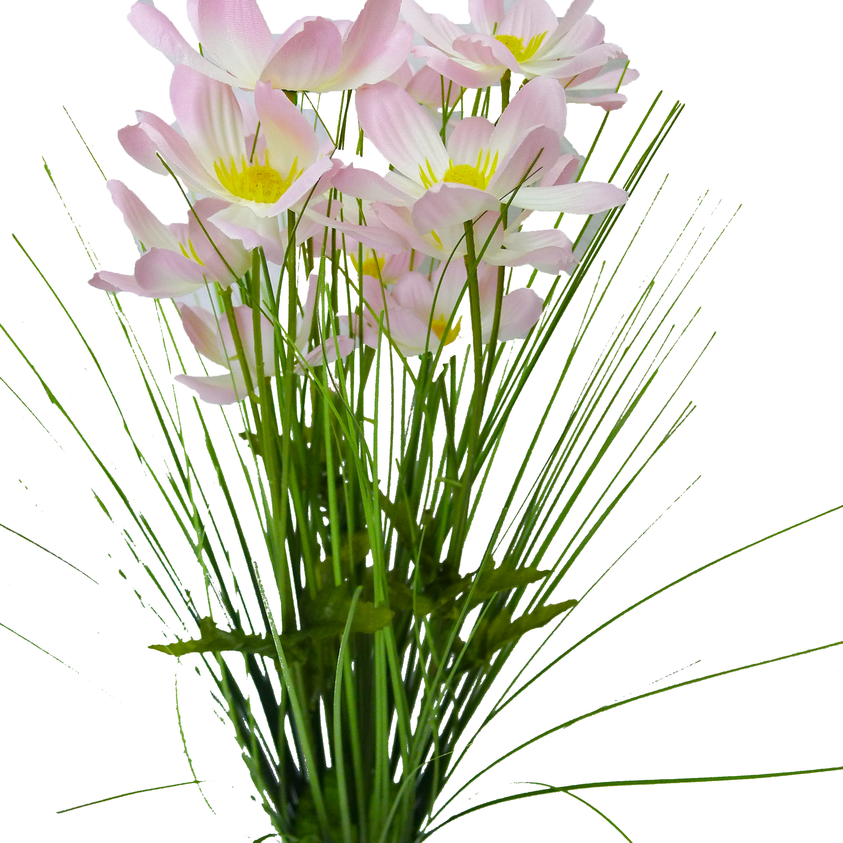 Hand Wrapped Floral spring personalized Artificial yellow pink white 3 assorted Daisy beam artificial flowers
