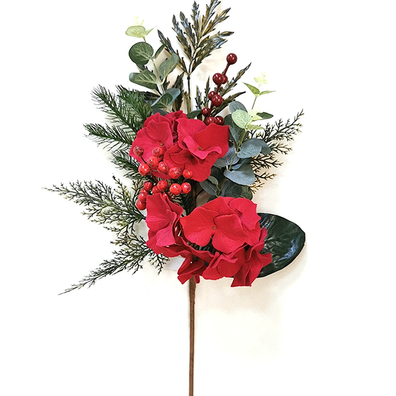 Hand Wrapped Floral 68.6cm Real Touch spray with white berry Artificial flowers