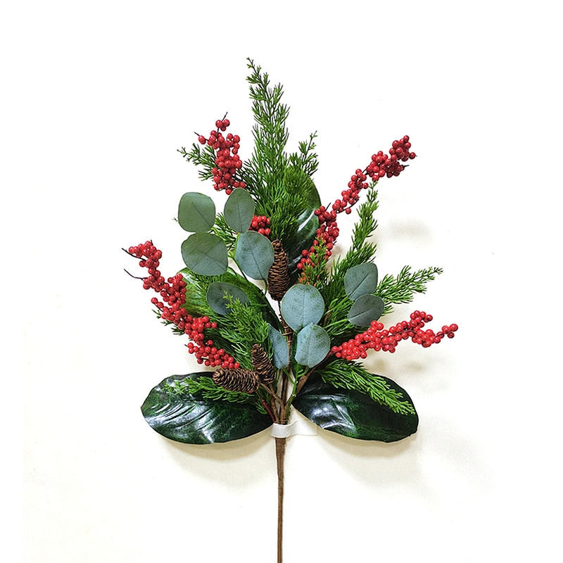 Christmas decoration simulation leaves 88.9cm personalized Artificial green leaves