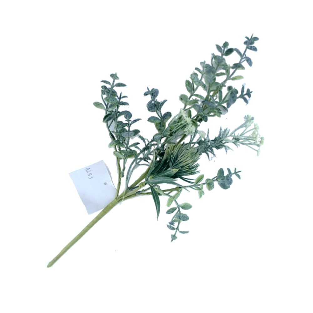 Luxury artificial wreath spring Floral decoration Spring Eucalyptus Wreath with fern Faux Flower Realistic