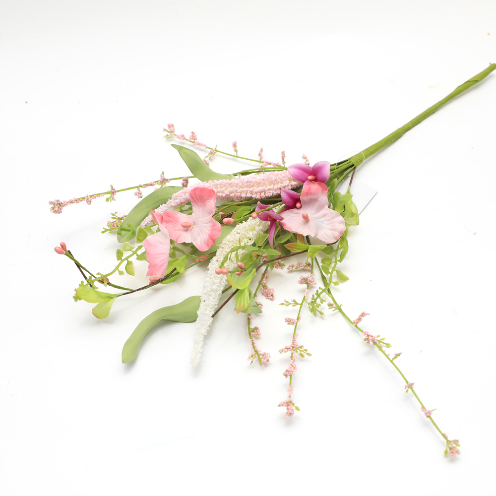 Customized Spring Flower Hand Wrapped decoration simulation wreaths artifical plant wreath Faux Flower