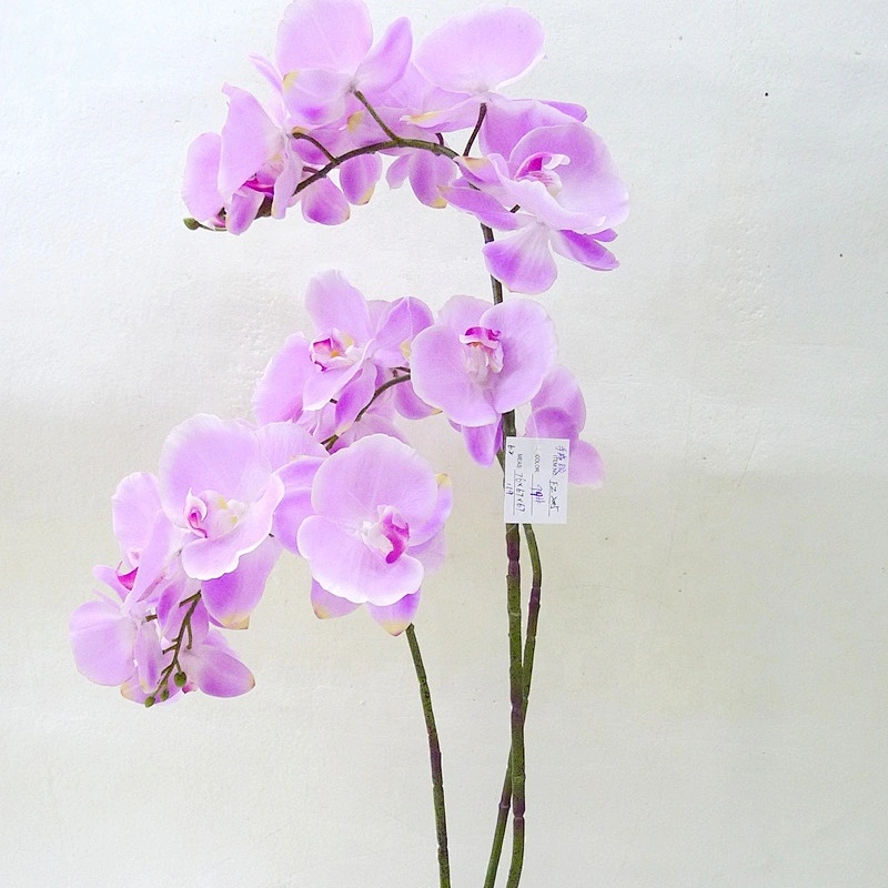 Orchid Flowers Artificial flowers  Arrangements Home Wedding Decor Pink Purple Green White with pot