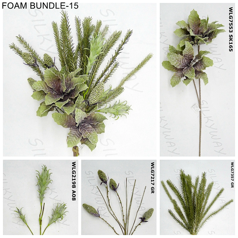 Wholesale Plastic Big Plants Wedding Bouquet Gifts And Decorations Artificial Foam Flowers