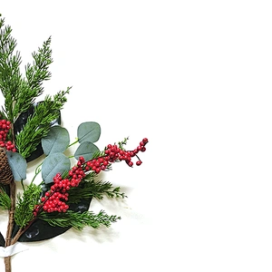 Arts And Crafts Spray with white berry artifical plant wreath 78.7cm leaves